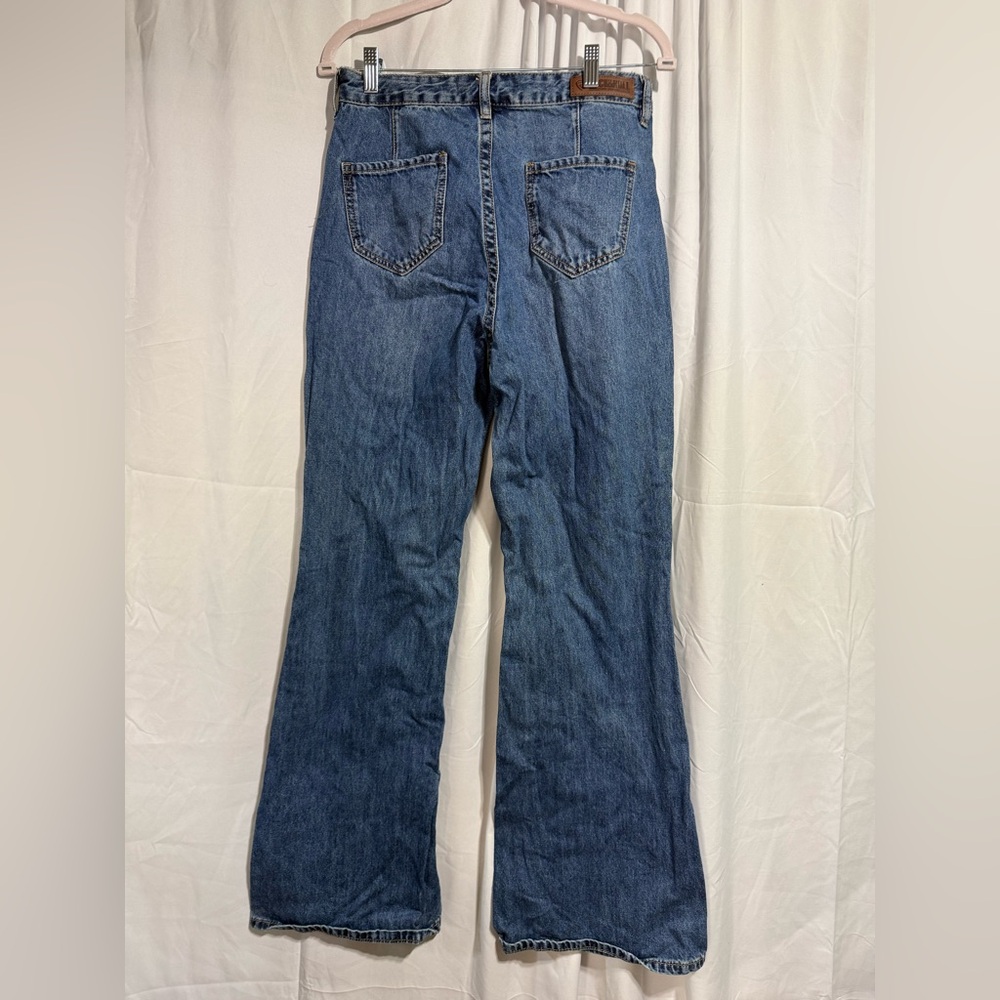 Rock N Roll Blue Flare Women's High Rise Flare Sz 28 (8VK)